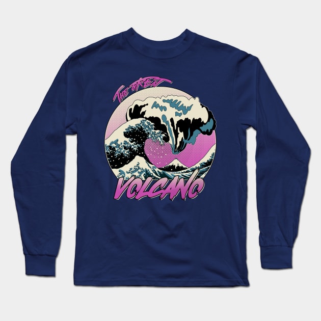 The Great Volcano Long Sleeve T-Shirt by slawisa